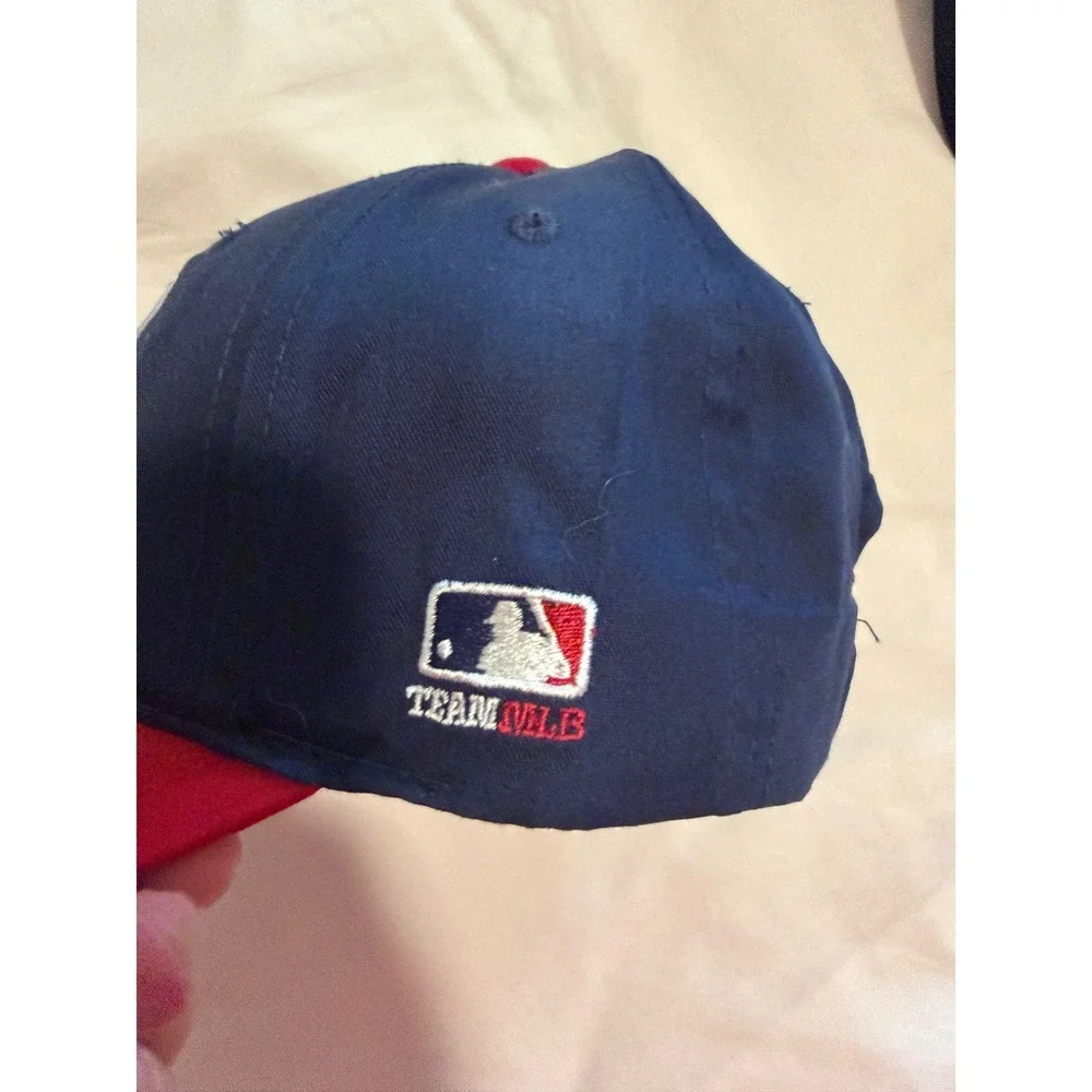 Cleveland‎ Indians MLB Chief Wahoo Youth Baseball Cap Navy Red OC Sports Hat